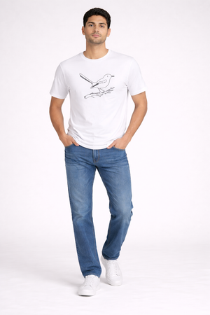 Unisex Relaxed fit t-shirt Wagtail (ILS 093) In Lounge Store