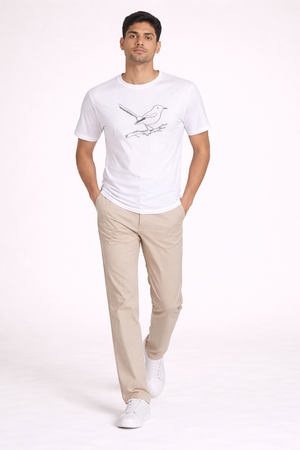 Unisex Relaxed fit t-shirt Wagtail (ILS 093) In Lounge Store