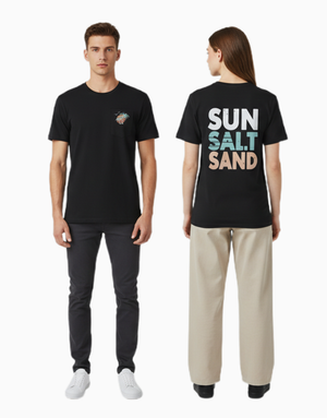 Unisex Relaxed fit t-shirt Sun Salt Sand – Coastal Vibes (ILS 083) In Lounge Store