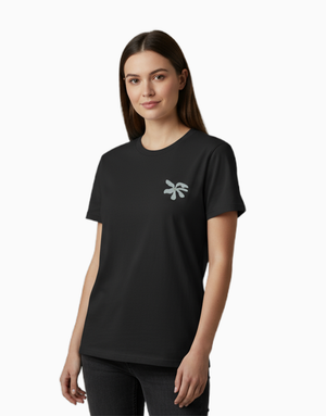 Women's Relaxed fit t-shirt Floral muse(fill) (ILS 016) In Lounge Store
