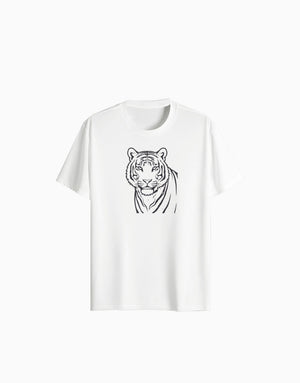 Unisex Relaxed fit t-shirt Tiger of Bengal (ILS 090) In Lounge Store