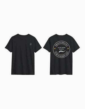 Men's Premium t-shirt "Retro Emblem-Happy Hobo Dujona" (ILS 061) In Lounge Store