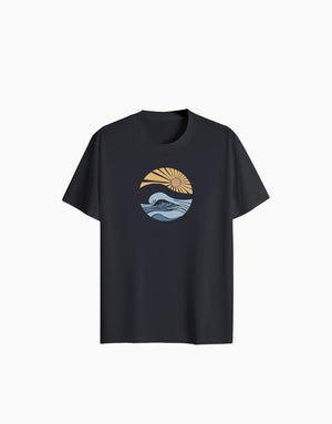Men's Premium t-shirt "Sunshine Wave" (ILS 064) In Lounge Store
