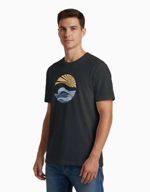 Men's Premium t-shirt "Sunshine Wave" (ILS 064) In Lounge Store