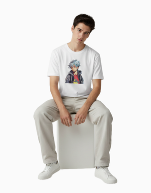 Men's Relaxed fit t-shirt Neo Anime Drifter (ILS 085) In Lounge Store