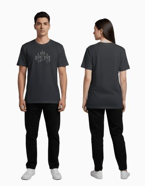 Unisex relaxed fit t-shirt featuring New York skyline design on soft breathable cotton