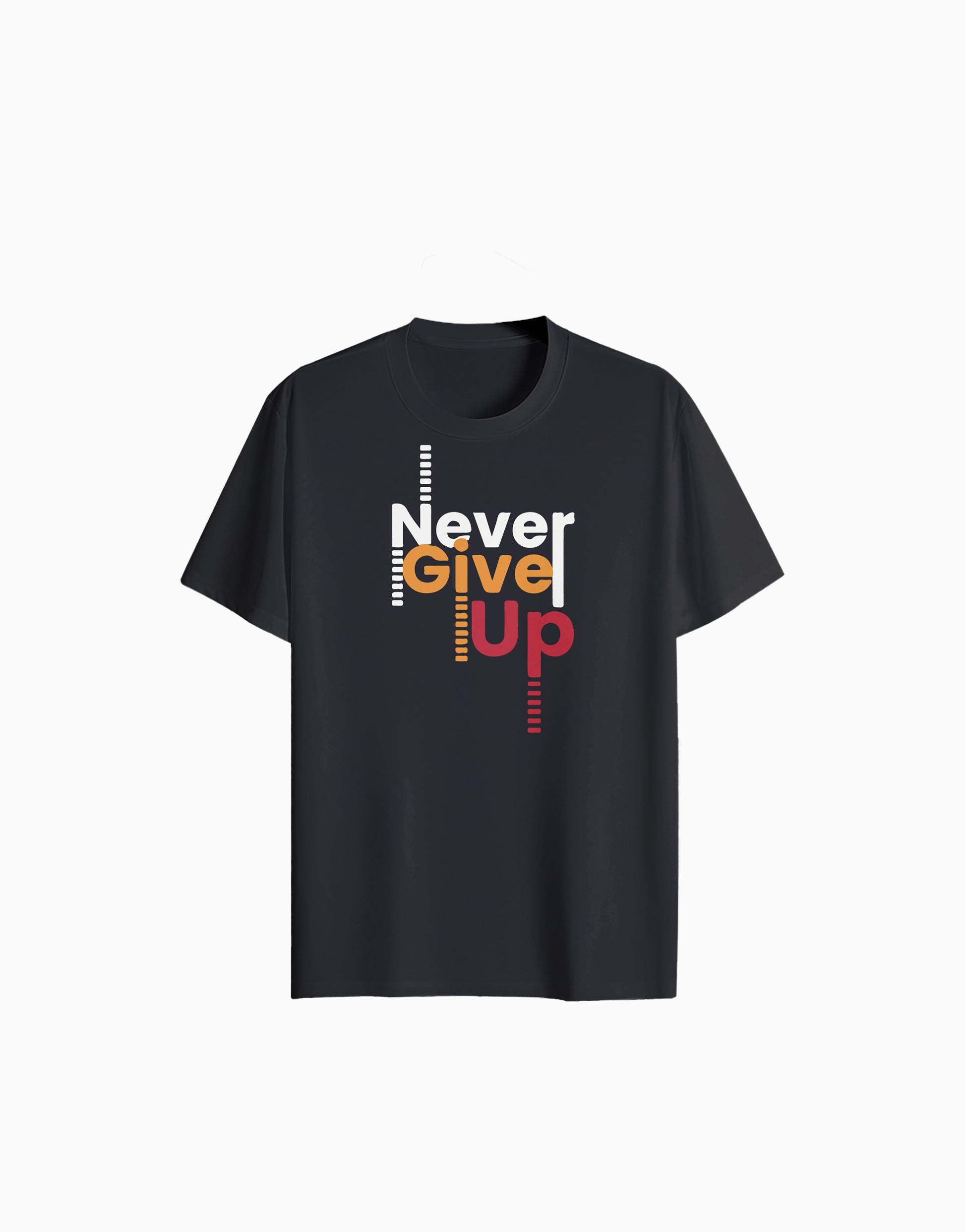 Unisex Relaxed fit t-shirt Never give up (ILS 040)