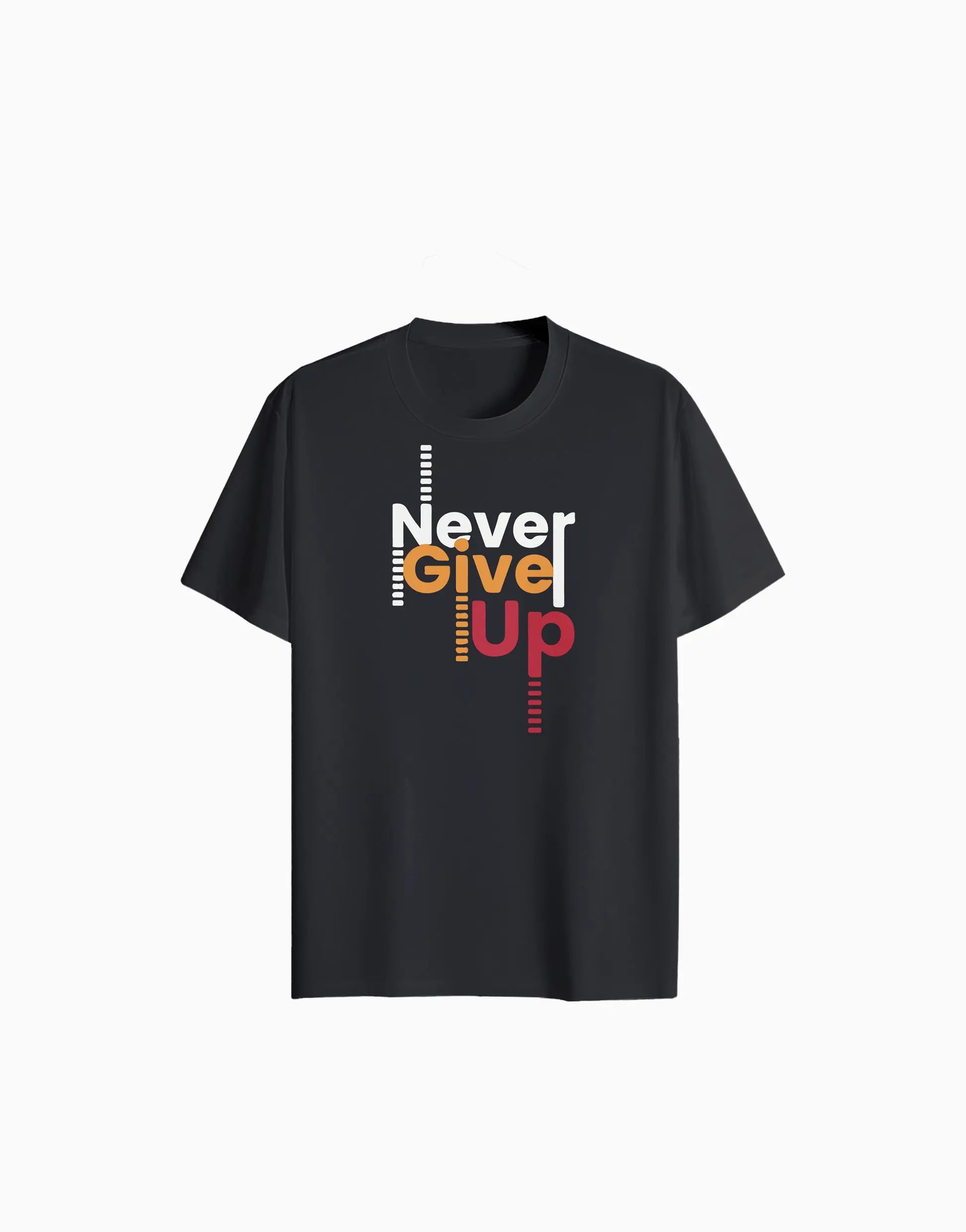 Unisex Relaxed fit t-shirt Never give up (ILS 040) In Lounge Store