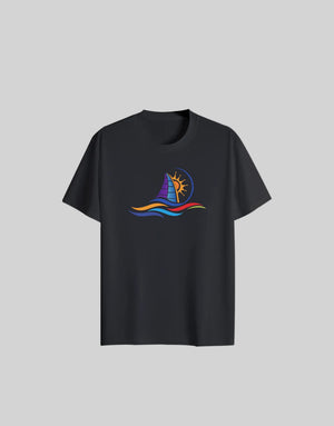 Unisex Relaxed fit t-shirt Ocean Sail (ILS 011) In Lounge Store