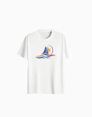 Unisex Relaxed fit t-shirt Ocean Sail (ILS 011) In Lounge Store