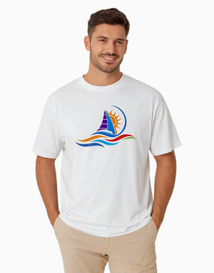 Unisex Relaxed fit t-shirt Ocean Sail (ILS 011) In Lounge Store