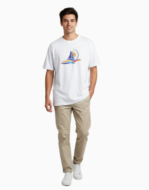 Unisex Relaxed fit t-shirt Ocean Sail (ILS 011) In Lounge Store