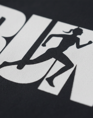 Unisex Relaxed fit t-shirt RUN– Athlete Silhouette (ILS 074) In Lounge Store