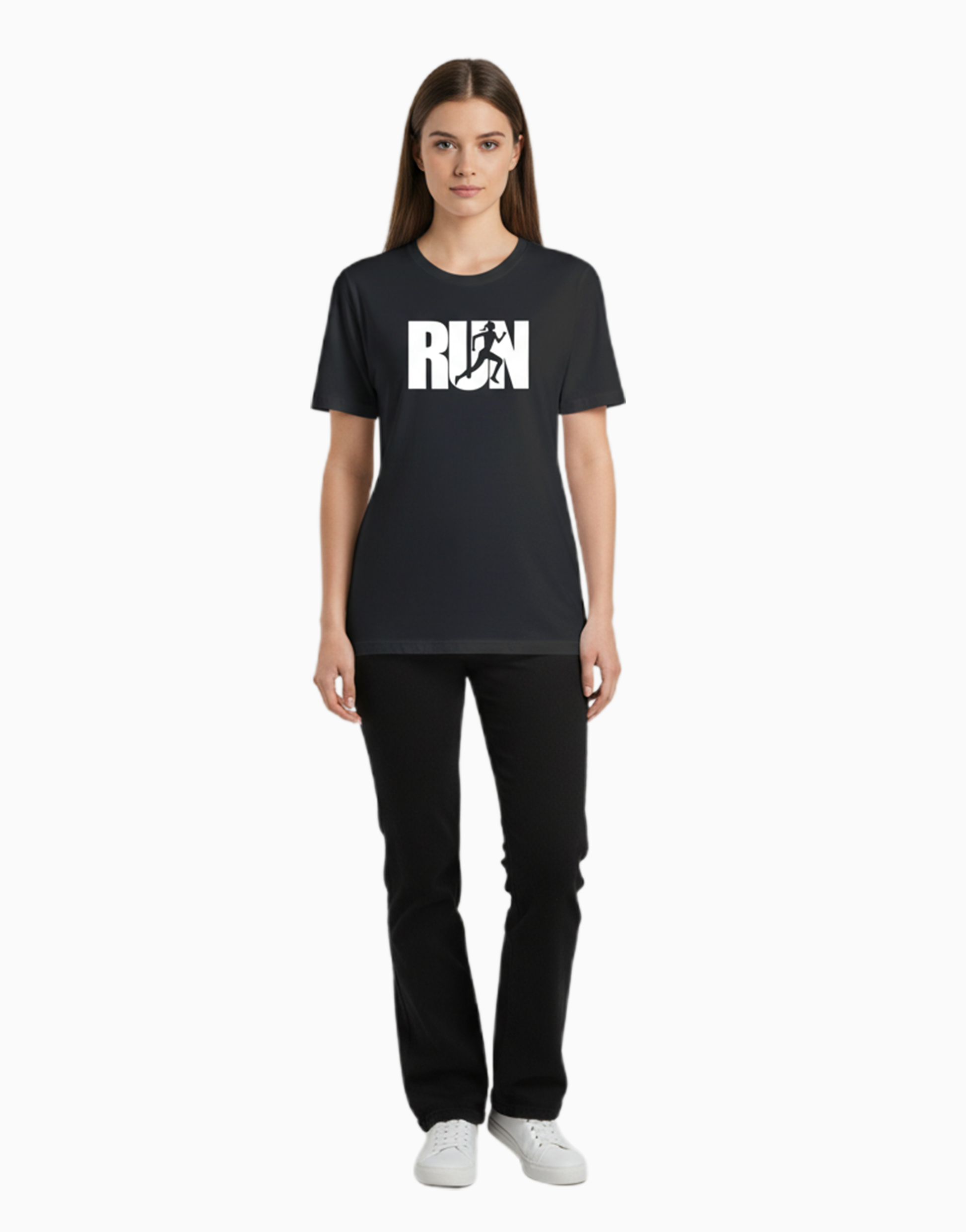 Unisex Relaxed fit t-shirt RUN– Athlete Silhouette (ILS 074) In Lounge Store