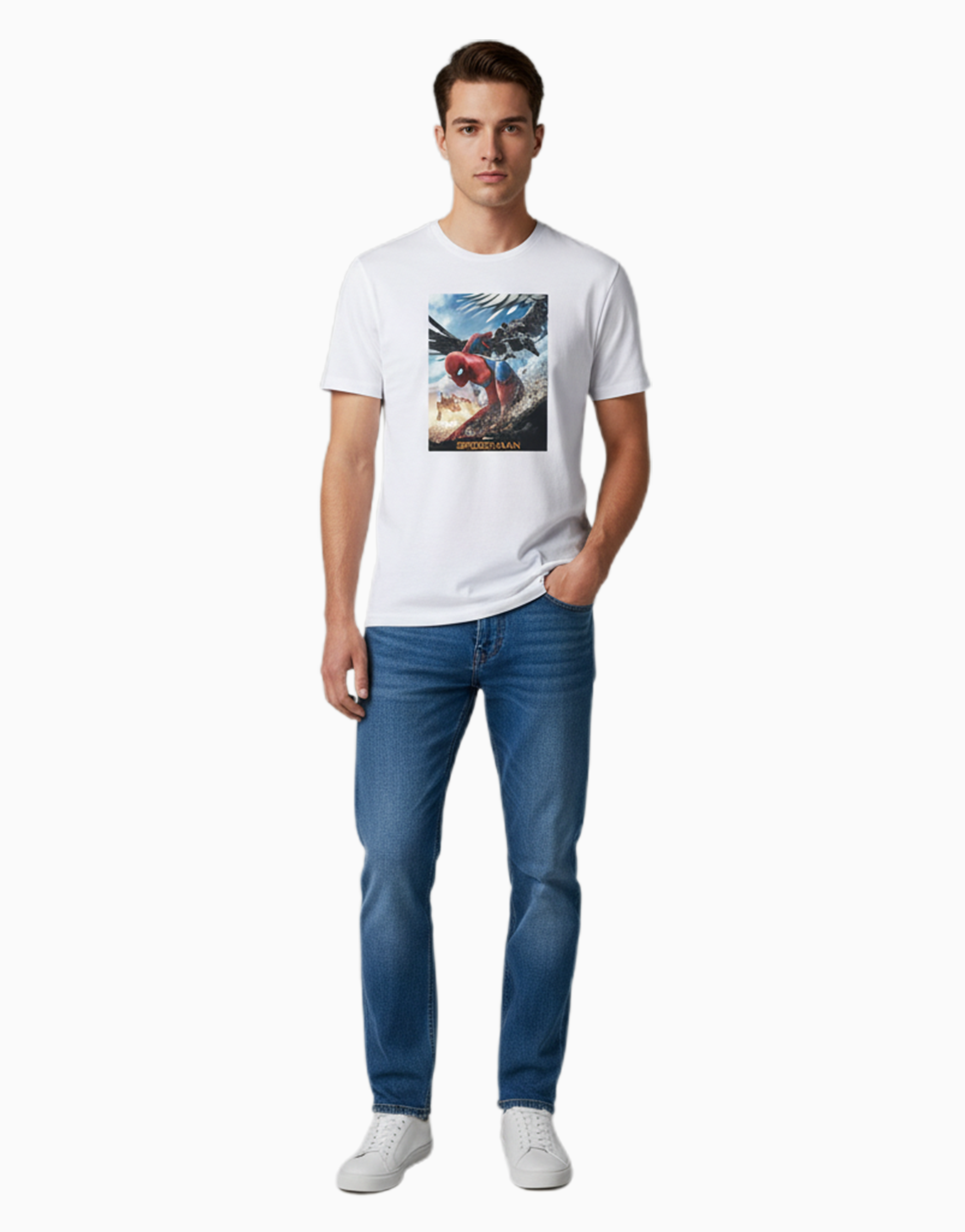 Unisex Relaxed fit t-shirt Spider-Man (ILS 082) In Lounge Store