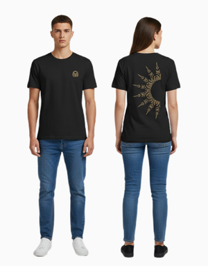 Unisex Relaxed fit t-shirt Tribal Sunburst (ILS 070) In Lounge Store