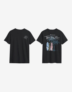 Unisex Relaxed fit t-shirt "Beach Tropical" (ILS 002) In Lounge Store