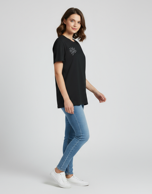Unisex Relaxed fit t-shirt "Beach Tropical" (ILS 002) In Lounge Store