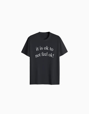 Unisex Relaxed fit t-shirt "It’s OK" (ILS 036) In Lounge Store