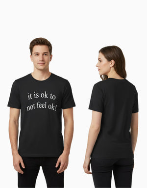 Unisex Relaxed fit t-shirt "It’s OK" (ILS 036) In Lounge Store