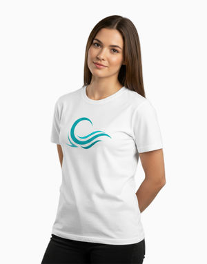 Unisex Relaxed fit t-shirt "Ocean Wave" (ILS 065) In Lounge Store