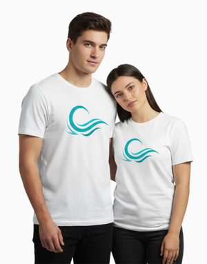 Unisex Relaxed fit t-shirt "Ocean Wave" (ILS 065) In Lounge Store