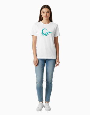 Unisex Relaxed fit t-shirt "Ocean Wave" (ILS 065) In Lounge Store