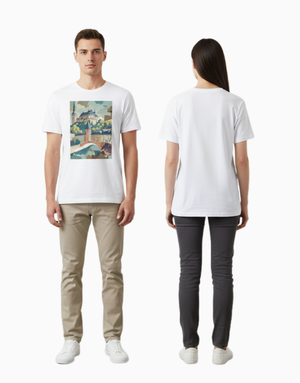 Unisex Relaxed fit t-shirt Vintage Luxembourg (ILS 084) In Lounge Store