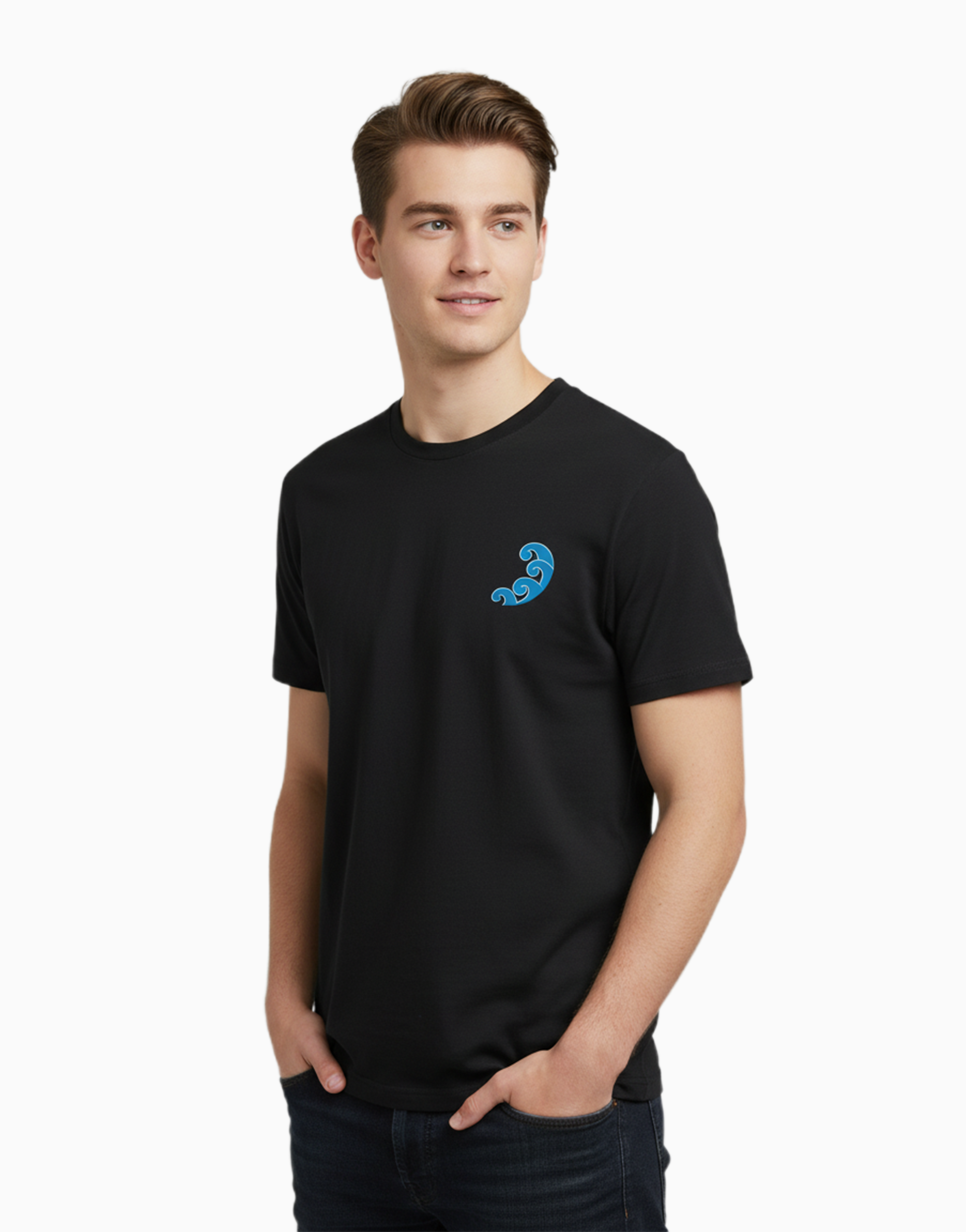 Men's Relaxed fit t-shirt Sunrise Wave (ILS 001)