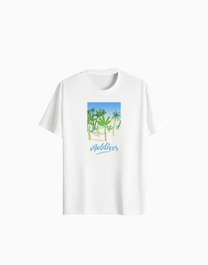 Women's Relaxed fit t-shirt Maldives Escape (ILS 018) In Lounge Store