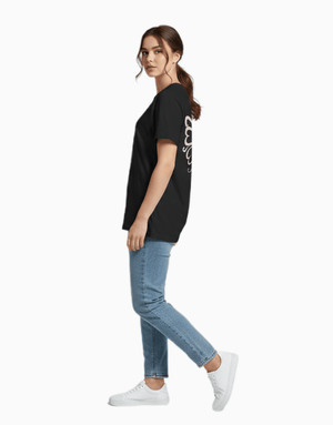 Women's Relaxed fit t-shirt "pink Butterfly" (ILS 067) In Lounge Store