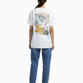 Women's Relaxed fit t-shirt Floral muse(fill) (ILS 016)
