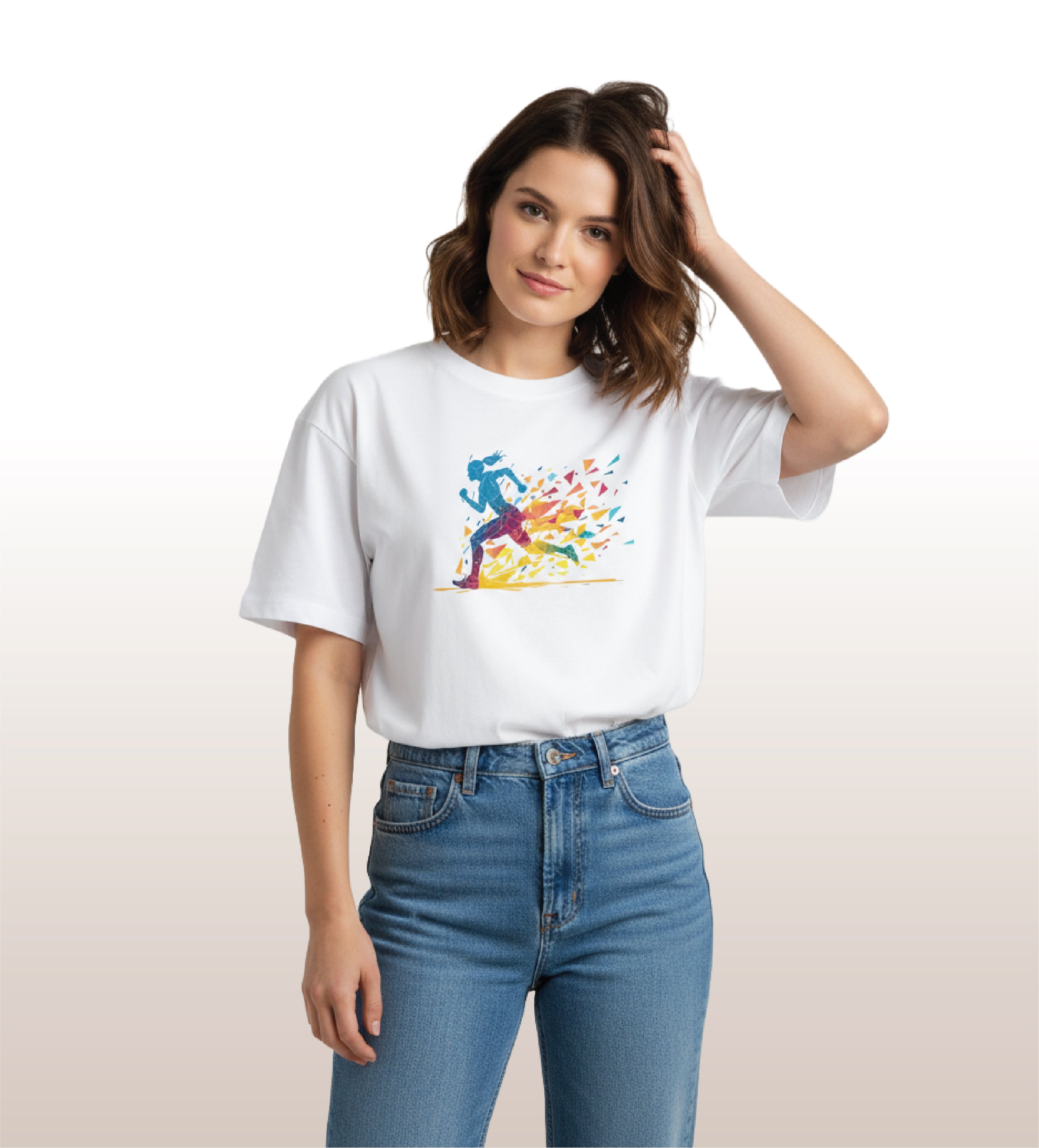 Color Burst Runner T-shirt (ILS - LO - 1)