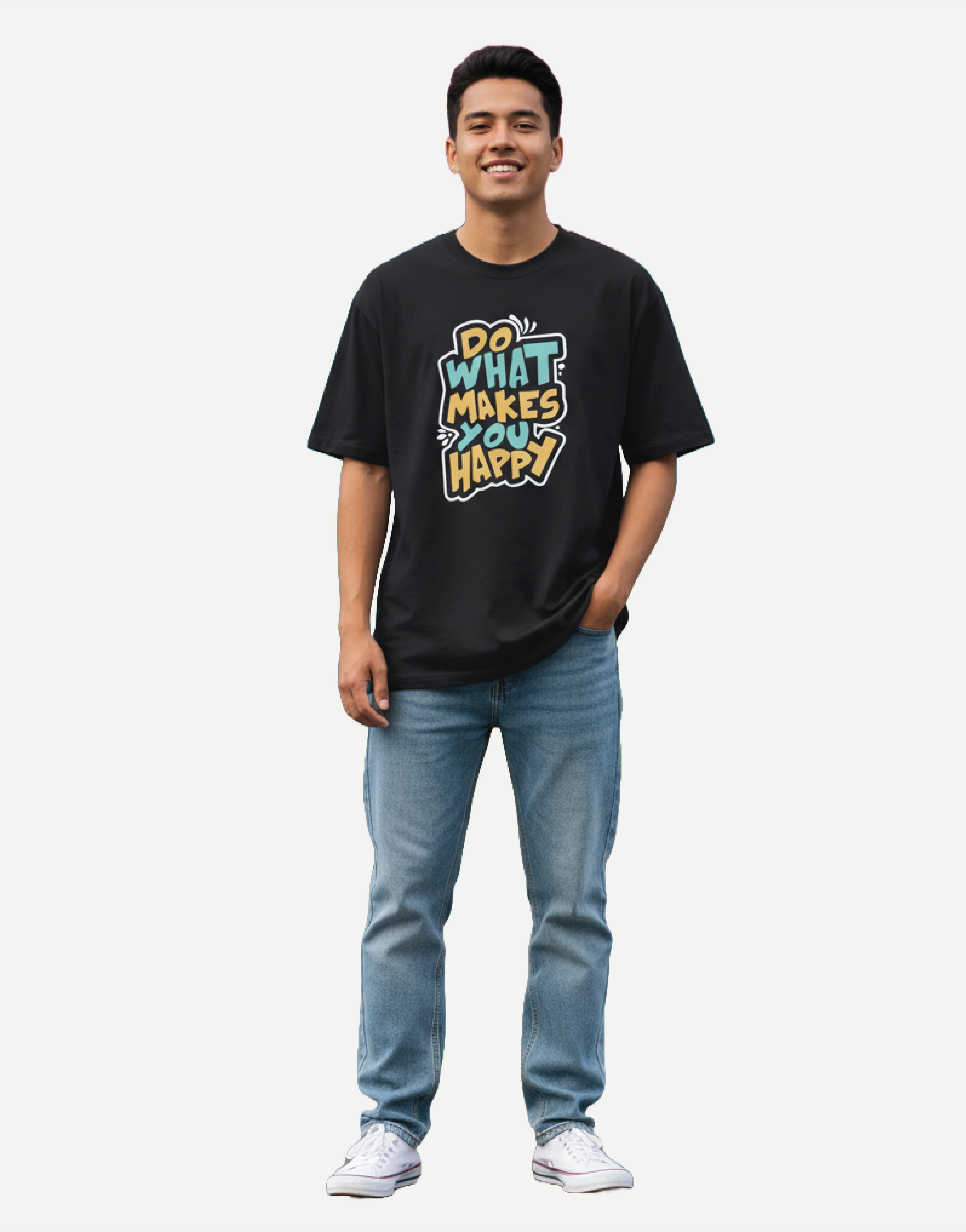 Happy Hustle T-shirt (ILS - LO - 17)