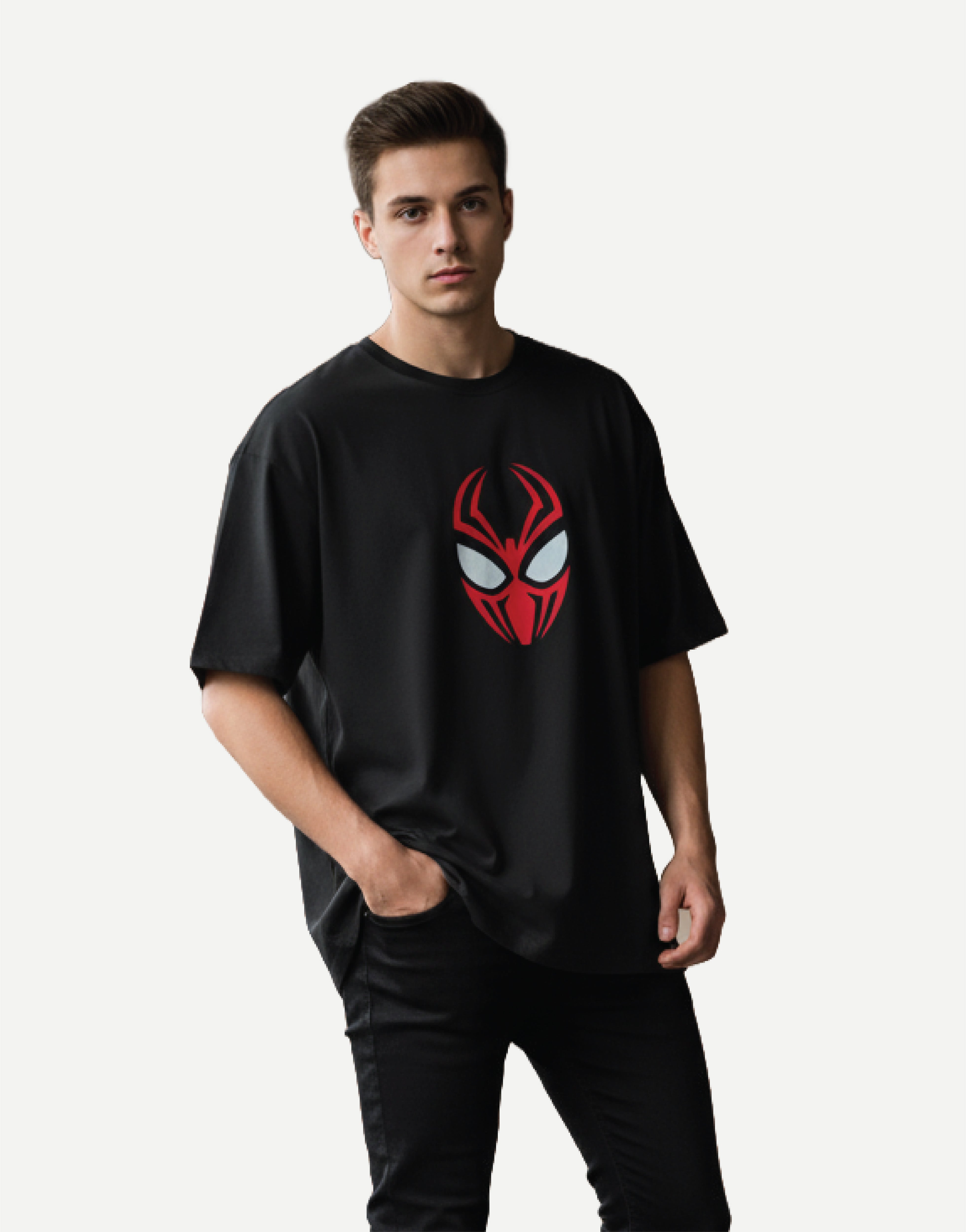 Web Mask T-shirt (ILS - LO - 22)ILS - LO - 22