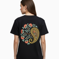 Women's Relaxed fit t-shirt "Paisley Floral" (ILS 059)