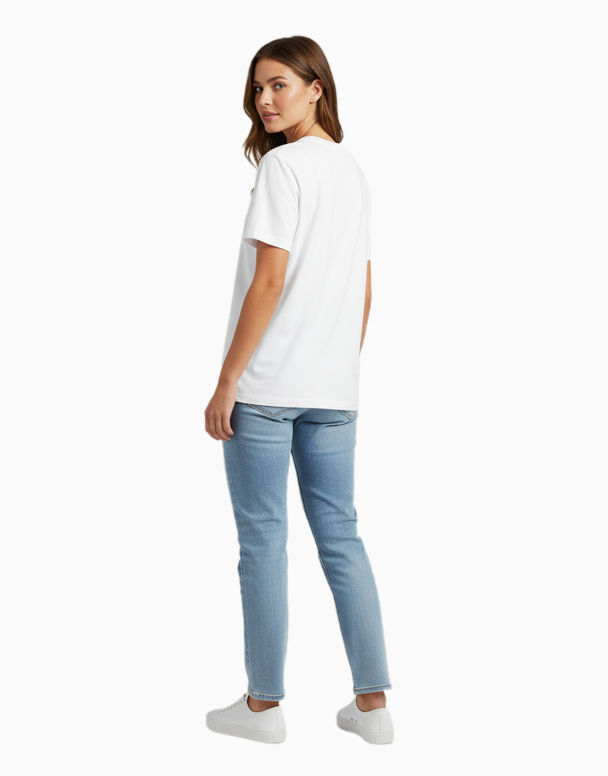 Women's Relaxed fit t-shirt Midnight Butterfly (ILS 013)