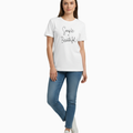 Women's Relaxed fit t-shirt "Simple Is Beautiful" (ILS 038)