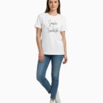 Women's Relaxed fit t-shirt "Simple Is Beautiful" (ILS 038)