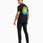 Men's Relaxed fit t-shirt Sunrise Wave  (ILS 001)